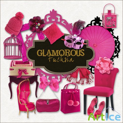 Scrap-kit - Glamorous Fuchsia