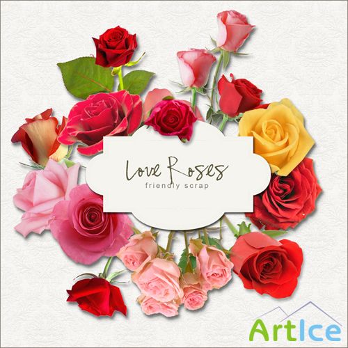 Scrap-kit - Love Roses #1