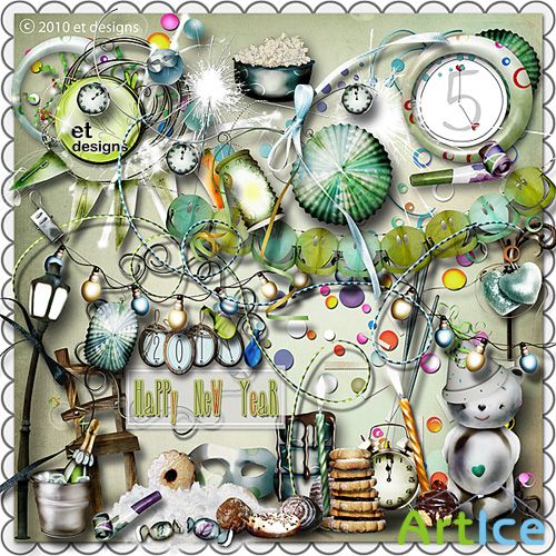 Scrap-set - Happy New Year by Et Design