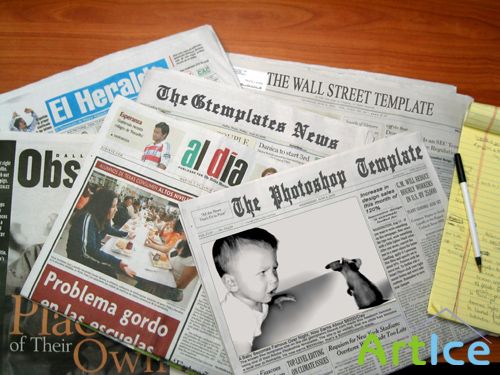 Newspaper template