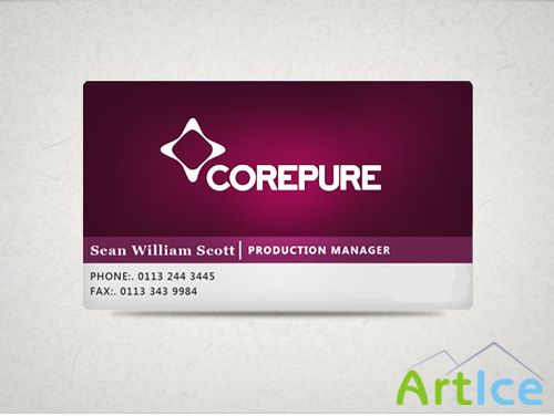 Corepure Business card