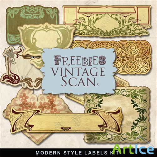 Scrap-kit - Modern Style Labels