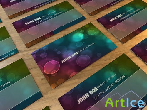 Bokeh Business card