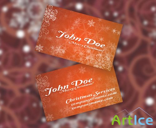 Christmas Business Card