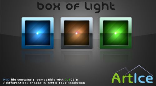 Box of Light PSD file