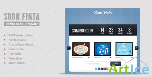 ThemeForest - Soon Finta Coming Soon Template - Rip