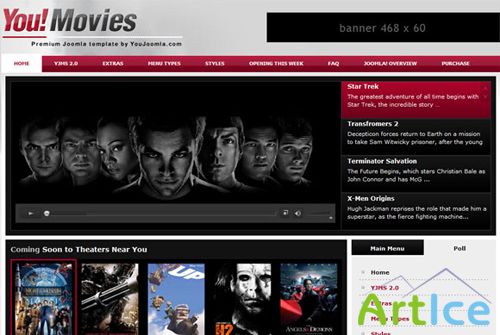 Youmovies  YouJoomla Movies Portal For Joomla 1.7