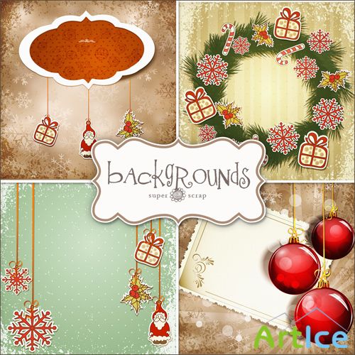 Textures - Christmas Backgrounds #2