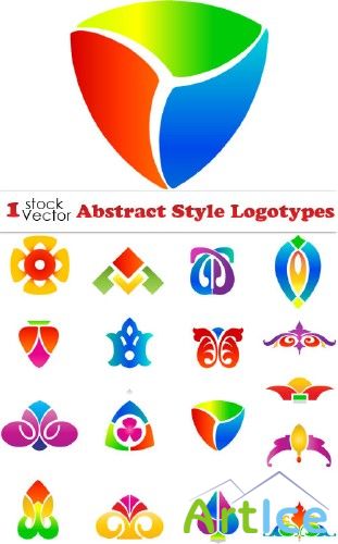 Abstract Style Logotypes Vector