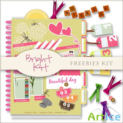 Scrap-kit - Bright #1