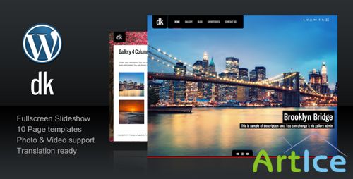 ThemeForest - DK For Photography Creative Portfolio v1.2