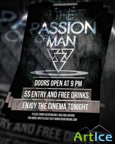 PSD Template - Cinema Flyer