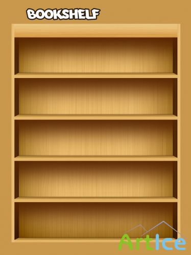 Bookshelf psd