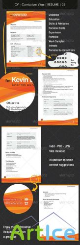 CV - Curriculum Vitae ( RESUME ) 03