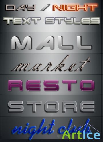 Signboard Photoshop Styles