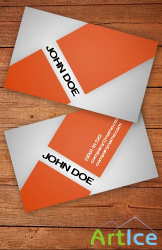 Orange Business Card