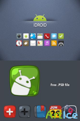 Idroid icons psd