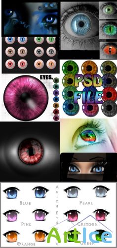 Eyes PSD file pack