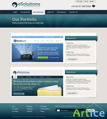 Business Corporate Website Template