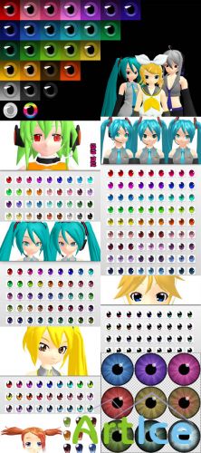 COOL Anime Eyes pack 2