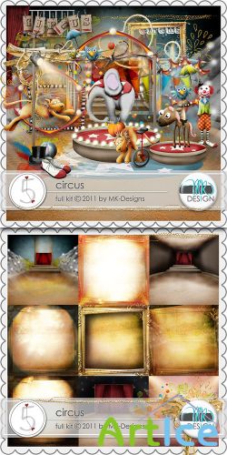 Scrap-set - Circus by MK design