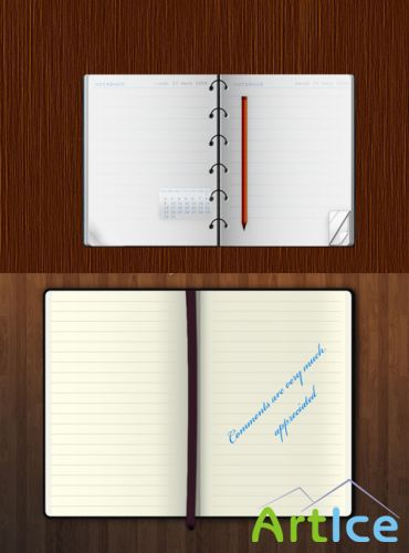 My Office notebook PSD