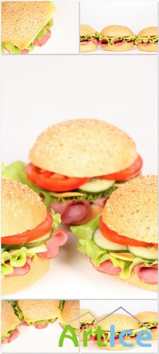 Photo Cliparts - Hamburger