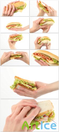 Photo Cliparts - Sandwich In Hand