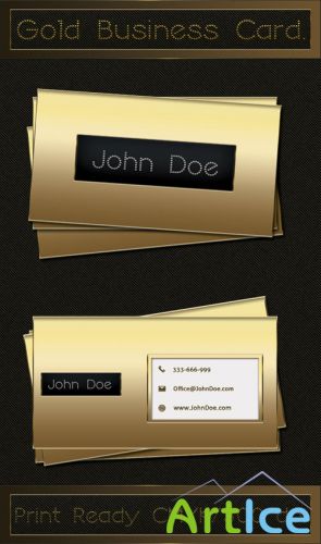 Gold Business Card