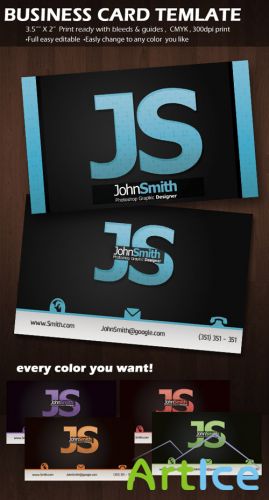 Colors Busines Card Template