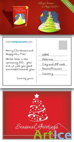 PostCard Print Template