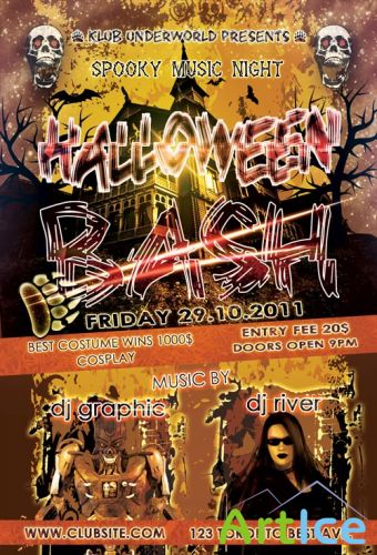 Halloween Bash Party Flyer - GraphicRiver