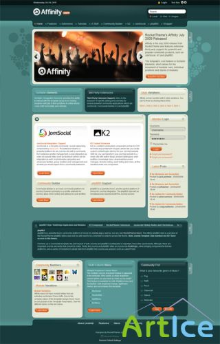Rockettheme - Affinity v1.0 For J1.7