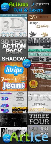 GraphicRiver - Action Text & Layers Pack