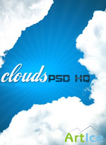 Clouds in the sky PSD