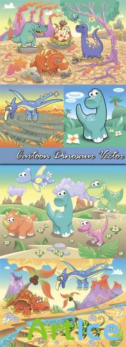 Cartoon Dinosaur Vector