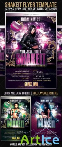 GraphicRiver - Shakeit Flyer Template