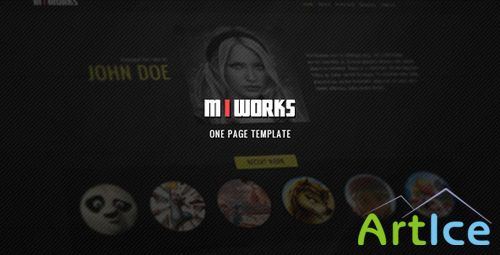 ThemeForest - MIWORKS - HTML One Page Template - Rip