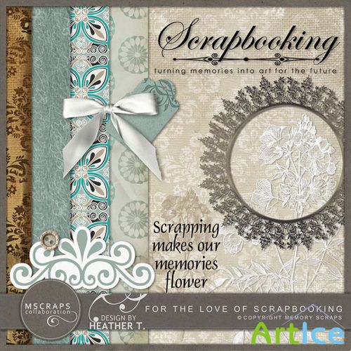 Scrap-set - Memories Flower