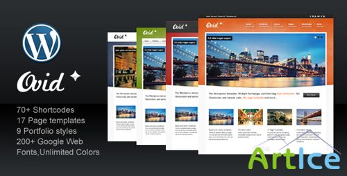 Ovid v1.0 - ThemeForest Business Corporate Portfolio WordPress Theme