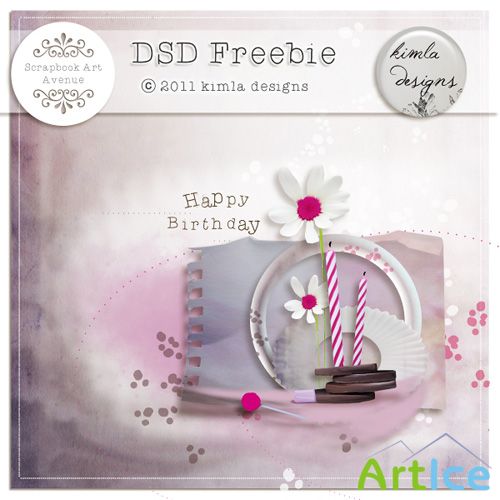 Scrap-set - Chocolate Birthday