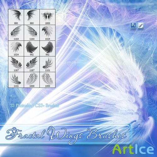 Fractal Wings Brushes