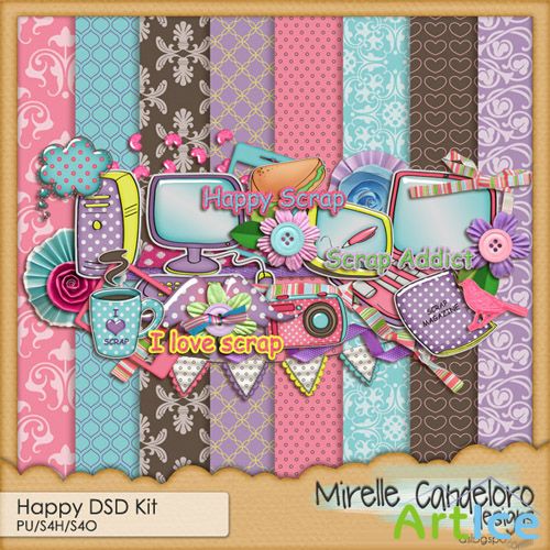 Scrap-set - Mirelle Candeloro