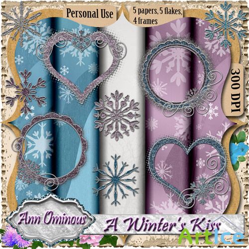 Scrap-set - Winters Kiss