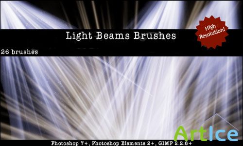 Light Beams Brushes