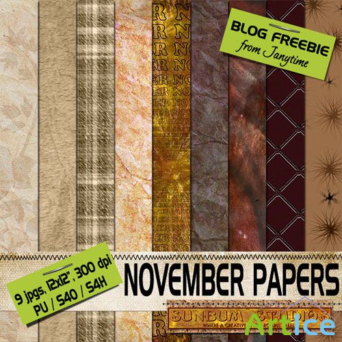 Textures - November Papers