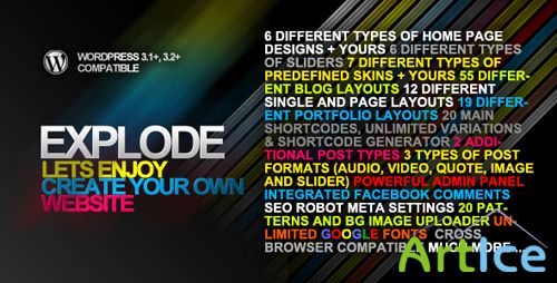 Themeforest - Explode - Corporate, Blog & Portfolio Wp Theme
