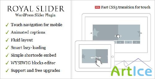 CodeCanyon RoyalSlider - Touch Content Slider for WordPress