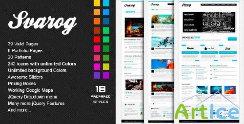 ThemeForest - SVAROG - Premium HTML Template - Rip