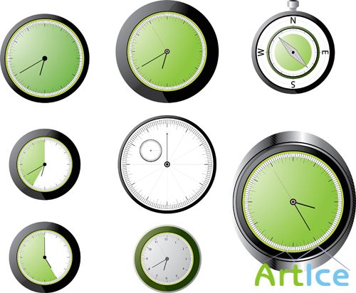 Vector Analog Clock